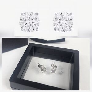 5mm Cubic Zirconia Stud Earrings